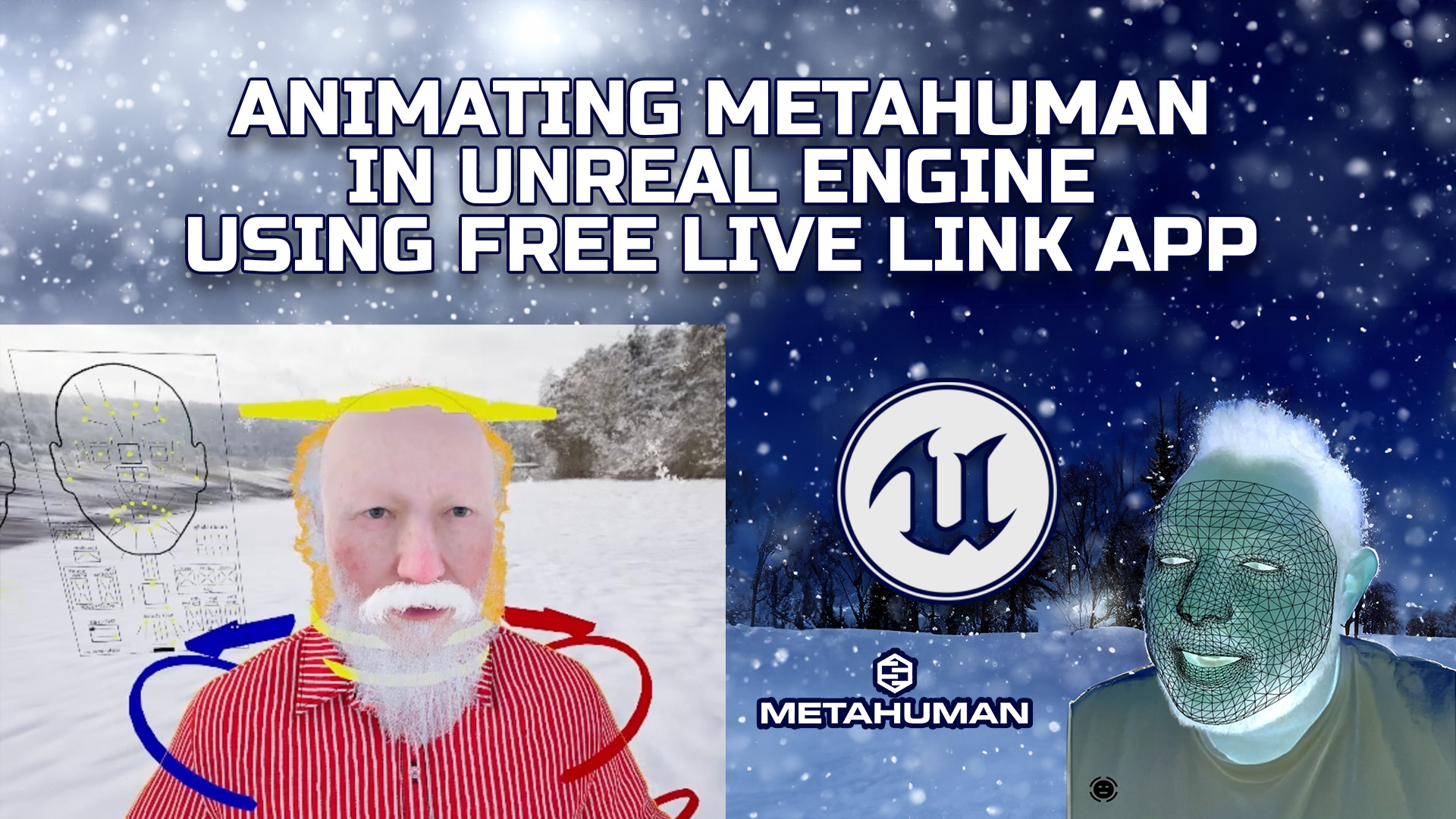 Control Metahuman face with Live Link App