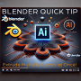 Extrude an Illustrator Logo in Blender – Quick Tip!